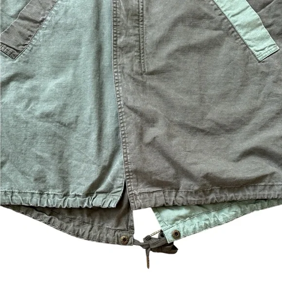 Publish Military Style Patchwork Long Jacket - Picture 4 of 9